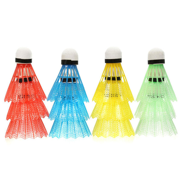 12pcs Portable Colorful Badminton Balls Shuttlecocks Sport Products Training Train Outdoor Supplies High Quality