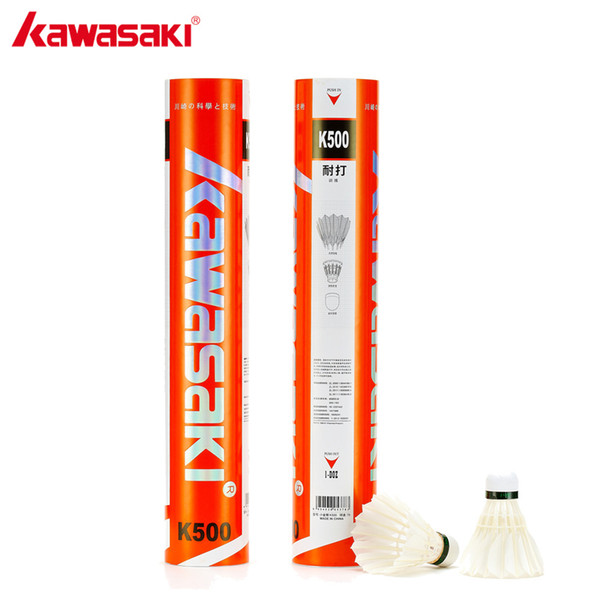 Original Kawasaki King Kong 500 Badminton Durable Feather Shuttlecock Speed 77 76