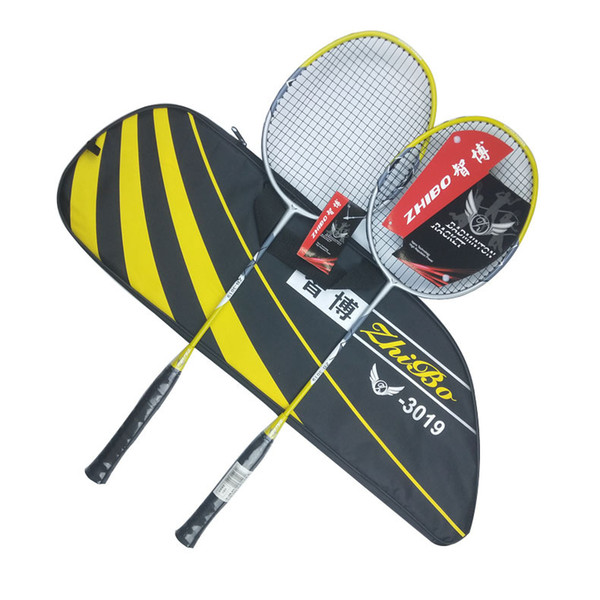 2pcs/pack Quality Carbon Fibre Badminton Rackets Super Light Durable Sports Competition Training Racquets With Strings Q1334CMA