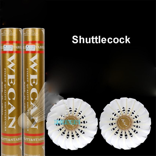 Wholesale- 5 dozens/lot shuttlecock Gold class A duck feather shuttlecock badminton for competition high quality ducks generous Shuttlecock