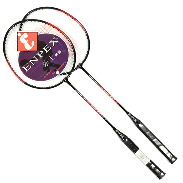 2 Only Installed Badminton Racket Men and Women Casual to Shoot