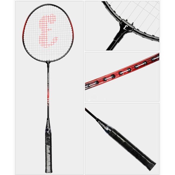 2 Only Installed Badminton Racket Men and Women Casual to Shoot