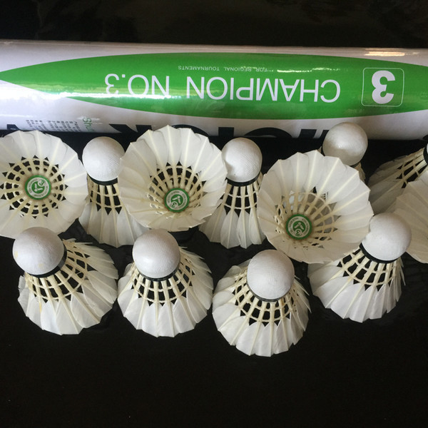 Hot Sale Victor CHAMPION NO.3 Badminton Shuttlecock Quality Guaranteed Shuttlecock High Quality Game Balls 12 Pieces 5 Dozens Free Shipping