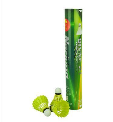 Brand new the Advanced Durable Orange Luxury Goose Feather Badminton Shuttlecock 12 PCS /tube Racquet Sport Ball