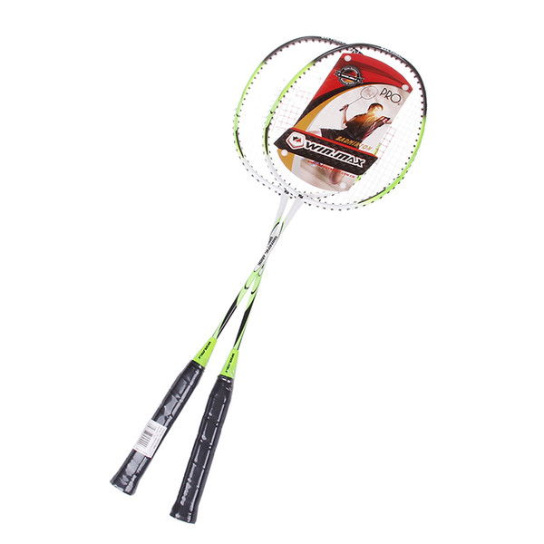 Winmax factory price good quanlity badminton racket,carying bag packing iron badminton racket set for adults
