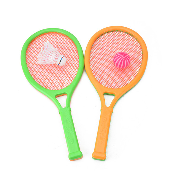 New Arrive Children Puzzle Tennis Racket Badminton Discreteness Unisex Plastic Sports Student Gift