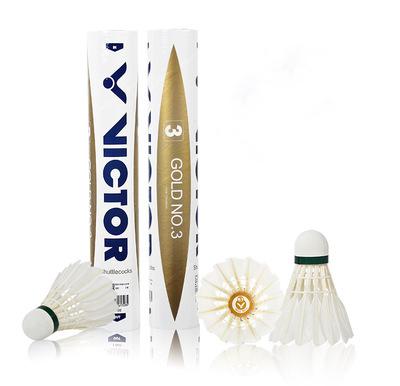 12pcs/lot Hot Sale Victor Gold NO.3 Badminton Shuttlecock Quality Guaranteed Shuttlecock High Quality Game Balls 12 Pieces