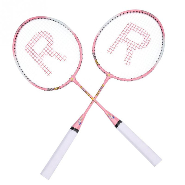 Professional Badminton Rackets Light Weight Ferroalloy Badminton Rackets for Kids Teenager