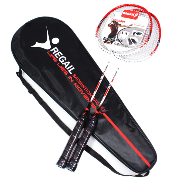 2 Player Badminton Racket Set Aluminum Indoor High Quality Outdoor Sports Practice Badminton Racquet with Cover Bag