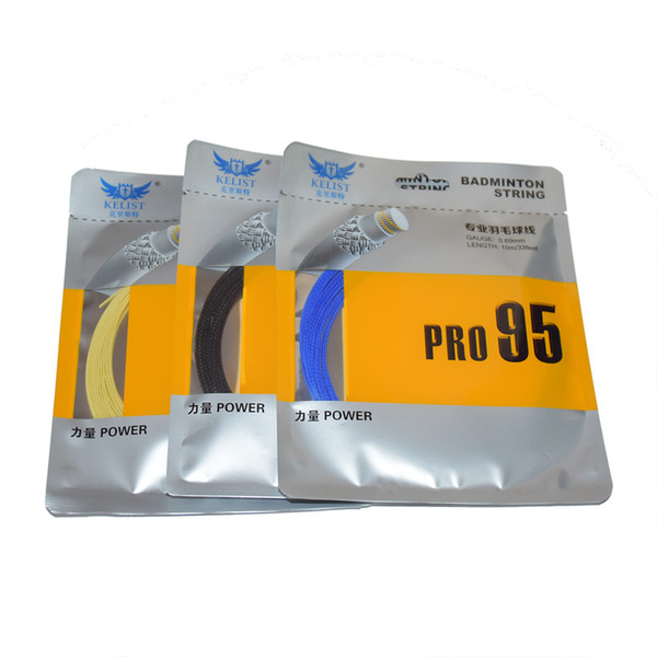 Hot Sale Kelist High Strength Elastic & Durable 10Sets/Lot 0.69mm/10m Racket Badminton String For Senior Players