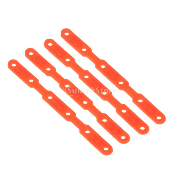 4pcs Soft Silicone Badminton Racket Grommets Eyelets Restringing Tube Accessory String Frame Guard