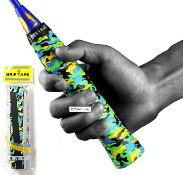 1 PC Racket Anti-skid Sweat Tape Absorbed Wraps Badminton Racquet Over Grip Fishing Skidproof Sweat Band Grip