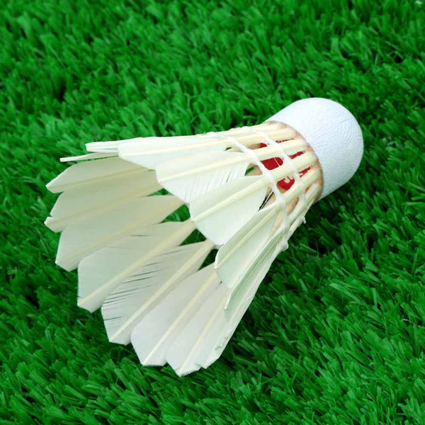 Y1743 12pcs Training Competition Duck Feather Badminton Shuttlecocks Outdoor Sports Accessories