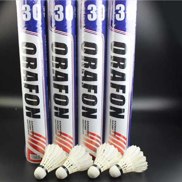 New Antarctic wind 30 badminton Amateur training resistant foam ball badminton 12 Pack duck feather badminton