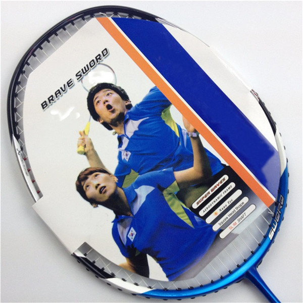 hot selling korea badminton team badminton racket brave sword 12 3U G5 carbon graphite racquet de badminton