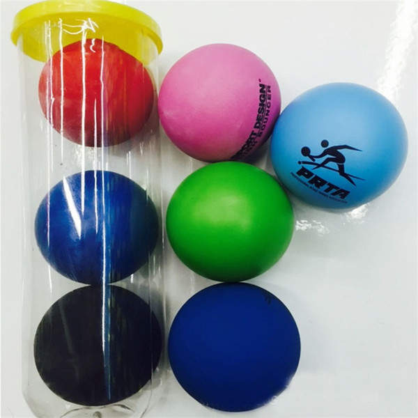 5.5cm American Squash Ball Hollow Rubber Wall Thickness High Elastic Force Racket Balls Bounce Sports Equipment New Arrival 2 5jb Z