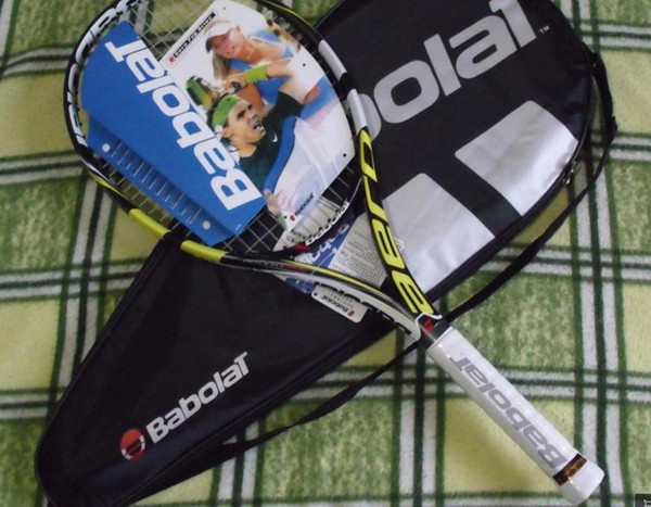 High Quality Carbon Fiber Tennis Racket Racquets Equipped with Bag Tennis Grip