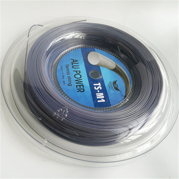 Good Quality Grey reel big banger alu power KELIST tennis string polyester 660ft same as LUXILON 200m