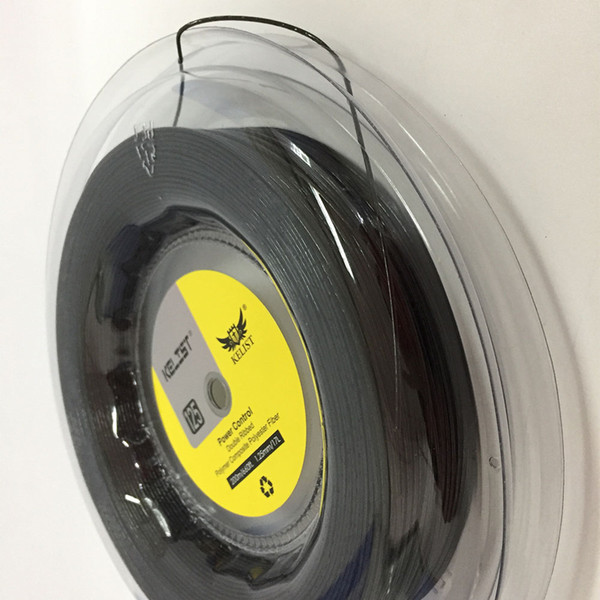 New Arrival Best Quality 660FT Premium Reel Harsh Head Power Control Tennis Racquet String For String Tennis ,1.25MM Black 17