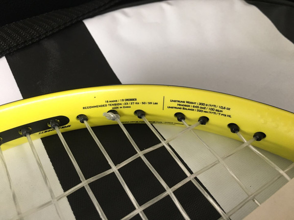 Wholesale Pure Aero Tennis Rackets with line and bag top quality Racquet 1 pcs free shipping