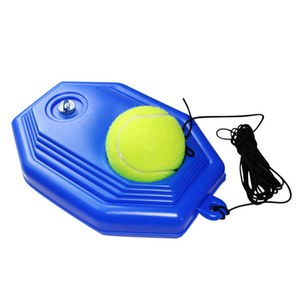 Rubber Tennis Training Tool Single Practice Tennis Ball Trainers Rebound Balls Device (with Rope Ball)