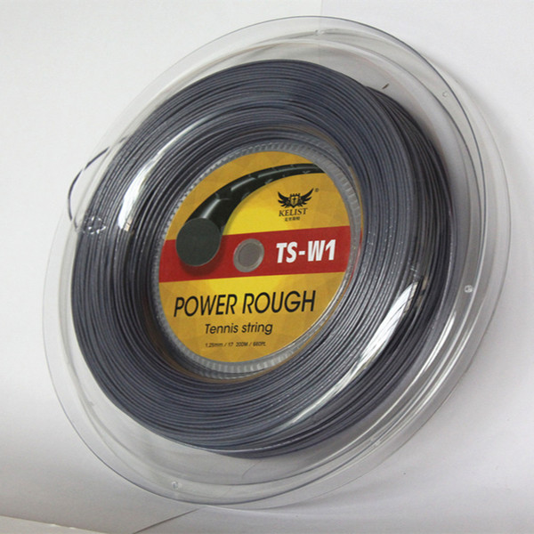 Big banger tennis strings SILVER 16L 1.25mm KELIST Alu power rough 125 best quality polyester tennis 200m reel