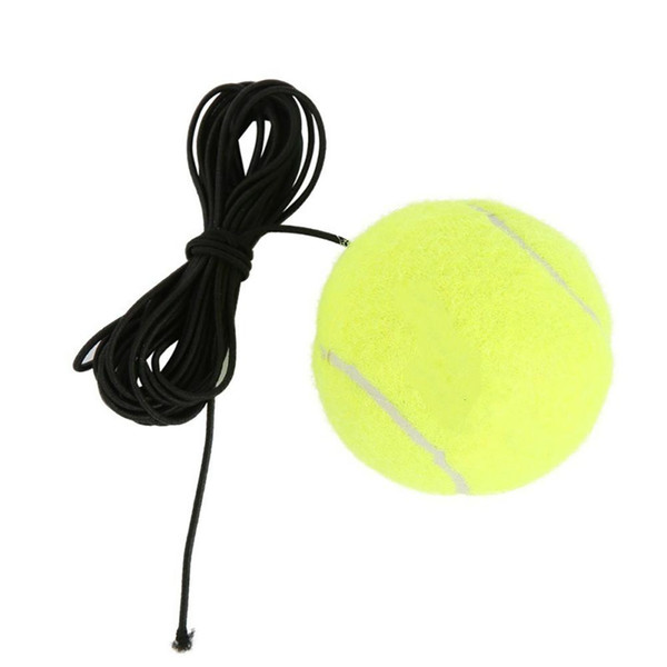 New Elastic Rubber Band Tennis Ball Single Practice Training Belt Line Cord Tool