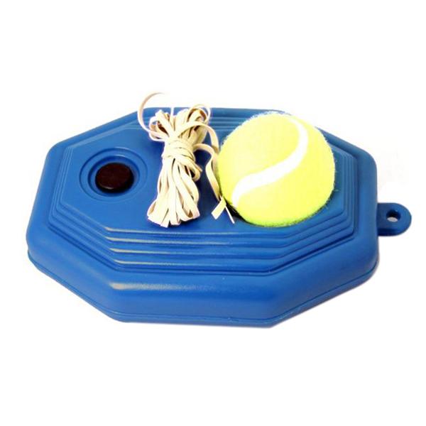 Wholesale- Hot Heavy Duty Tennis Training Tool Exercise Tennis Ball Self-study Rebound Ball with Tennis Trainer Baseboard Sparring Device