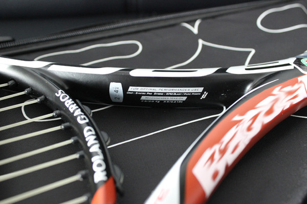 Wholesale top quality tennis rackets 2017 French Open racquet with string and bag 1 piece racket free shipping