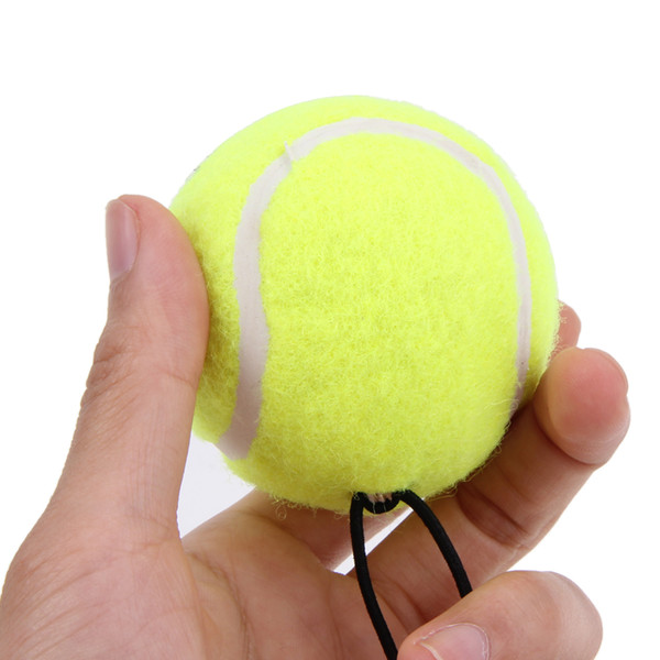 Racquet Sports Portable Tennis Trainer Replacement Tennis Ball with String Rubber Woolen Training Tennis Ball New