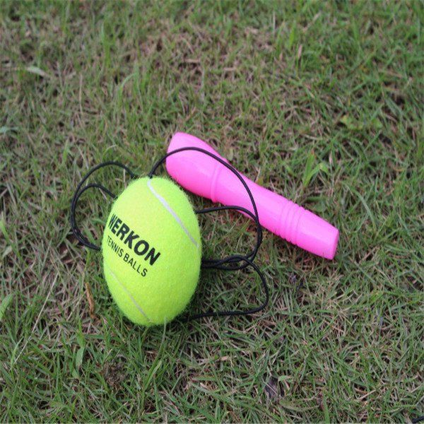 Tennis Ball with Elastic Rope and Handle for Old People Exercise Rehabilitation free shipping sport accessories