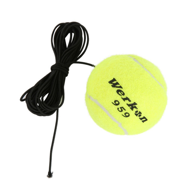 Wholesale- Elastic Rubber Band Tennis Balls Tennis Training Belt Line Training Ball to Improve Your Skills