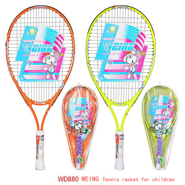 Hot sales 2018 New Brand WEING WD880 children's tennis racquet elementary schooL beginners aluminum single tap light