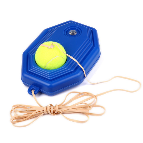 Wholesale-2pcs/Set Tennis Training Tool 2016 Durable Tennis training machine+ exercise ball Self-study rebound ball Tennis Sparring Device