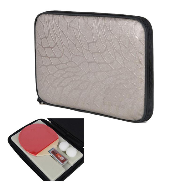 Single Layer Square Ping Pong Paddle Bat bag Table Tennis Racket Case bags Blades Protector Holder for Table Tennis Accessories
