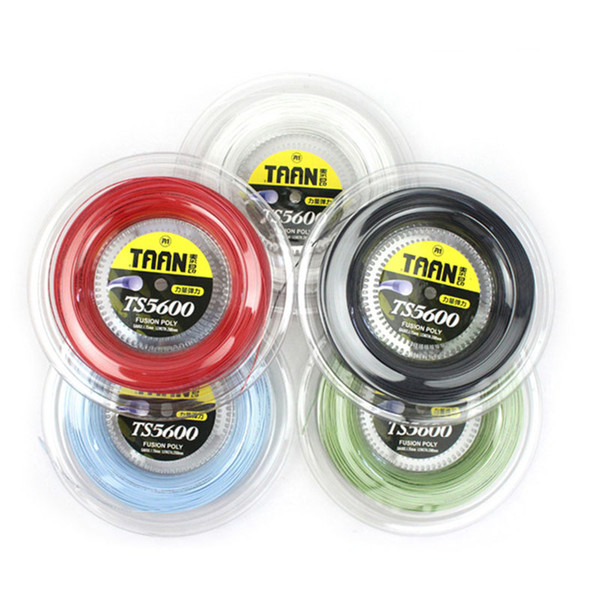 1 Reel TAAN 1.15mm TS5600 Tennis Racket String Fusion Poly Durable Tennis Training Power String 200m
