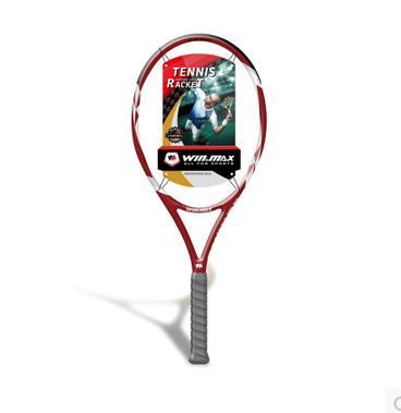 2017 Newest AAA Tennis Racket Racquet Sports Carbon Fiber Graphite Head Single Racket Soft Large Action Force Player Sports Outdoors