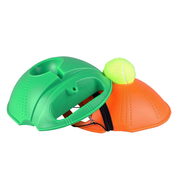 Heavy Duty Tennis Training Tool Exercise Tennis Ball Sport Self-study Rebound Ball With Tennis Trainer Baseboard Sparring Device