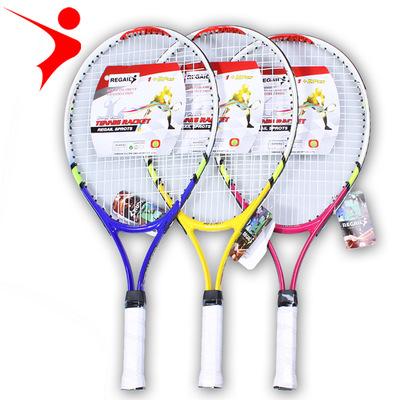 wholesale children's tennis racket aluminum tennis 3colours choose kids racket youth tennis racket 1 retail