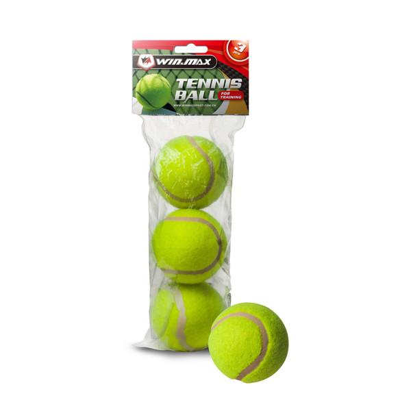 Winmax Tennis balls with PVC bags of 3 balls Professional Training Tennis Balls