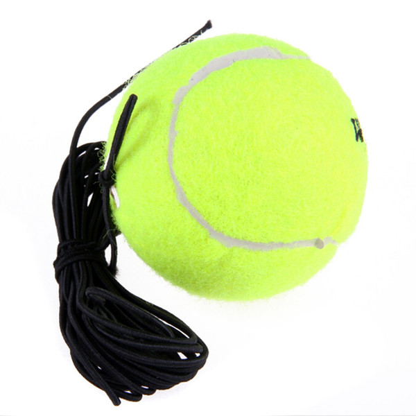 Drill Tennis Trainer Elasticity Rubber Woolen Trainer Tennis Ball With String For Single Package Practice Training
