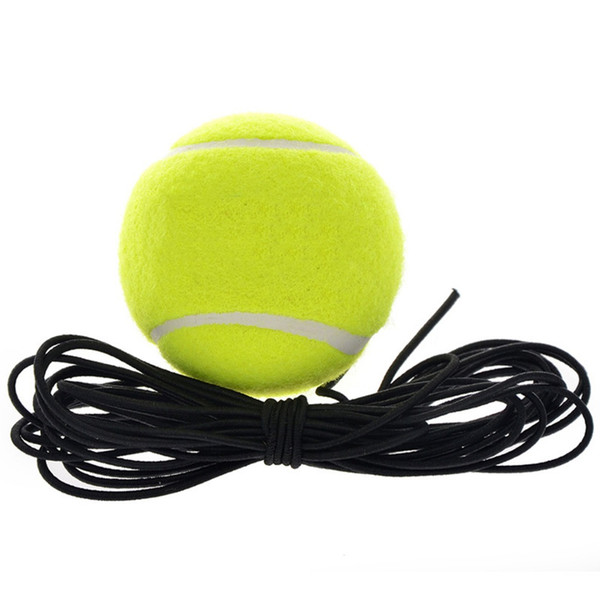 Elastic Rubber Woolen Trainer Tennis Training Ball With String For Single Practice Training Exercise Sports