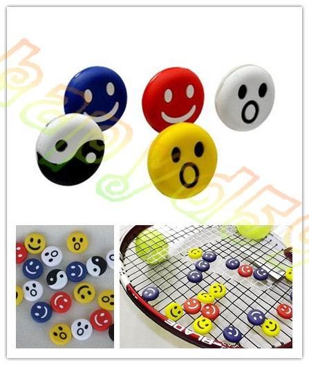 Funny facial expression tennis vibration dampeners tennis racket damper shock absorber for Tennis