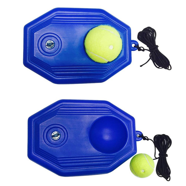 Portable Tennis Training Tool Exercise Tennis Ball Self-study Rebound Ball with Tennis Trainer Baseboard Sparring Device