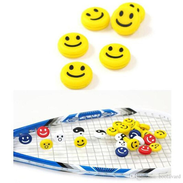100pcs/Lot Tennis Squash Racket Vibration Dampener Silicone Tennis Accessory Six Colors For Your Choice Sports Accessory