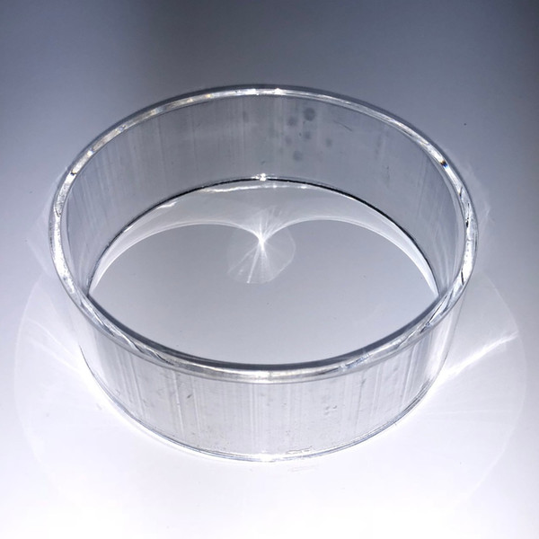 10x3cm Transparent Acrylic Ball Round Stand Display Holder Rack Support Base For #2 #3 #5 #7 Basketball Baseball Volleyball Gift