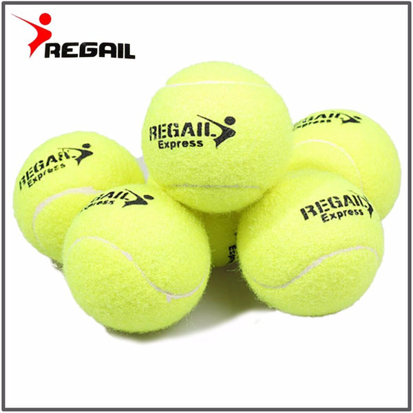1 PC High Quality Tennis ball for training 100% synthetic fiber Good Rubber Competition standard tenis ball