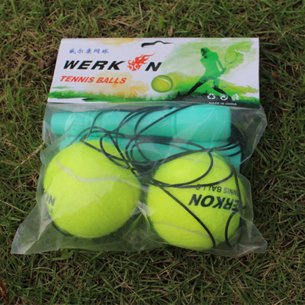 Outdoor Tennis Ball with Elastic Rope and Handle for Old People Exercise Rehabilitation