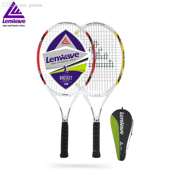 Wholesale-Lenwave Fashion Brand Women's Tennis Racket & Aluminum Carbon Fiber Tennis Racket /1 Piece Tennis Racket