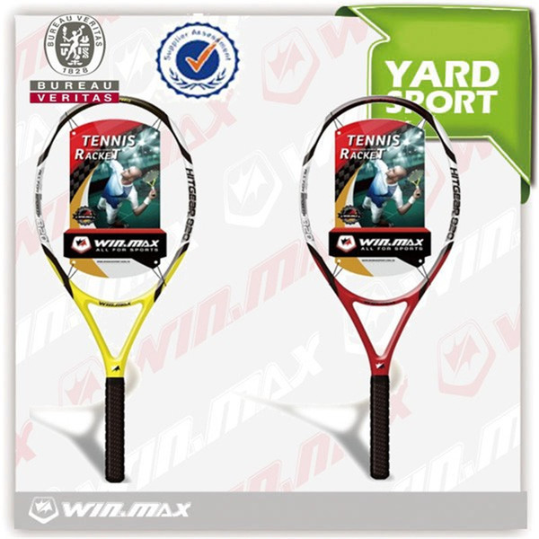 2017 Newest AAA Tennis Racket Racquet Sports Carbon Fiber Graphite Head Single Racket Soft Large Action Force Player Sports Outdoors WINMAX